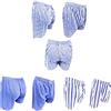 Daianshu Boxer da uomo in cotone americano, taglia extra grande, confezione da 4/8, biancheria intima morbida, traspirante e assorbente per tutto il giorno (4XL, 8 pezzi)