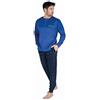 Australian Pigiama Lungo Uomo in Caldo Cotone in Vari Modelli E Taglie dalla M alla 2XL, Pigiama Maschile (2XL (52), AI740-Blu Royal)