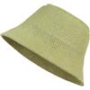 styleBREAKER Cappello da Sole Femminile in Paglia di Carta Pieghevole, Cappello da Pescatore Leggero con Fascia Antiscivolo, Protezione Solare Estiva per Outdoor e Spiaggia, Verde giallognolo