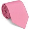 Remo Sartori - Cravatta In Pura Seta Tinta Unita, Larghezza cm 8, Made In Italy, Uomo (Taglia Unica, Rosa)