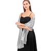 LumiSyne Donna Scialle Stola In Raso Setoso Per Abito Da Sera Tinta Unita Sciarpe Lunga Leggero Elegante Wrap Stola Per Sposa Matrimonio Cerimonia Festa, 200×70cm