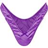 LittleForBig Piccolo segreto Tanga Tuck Gaff Panties liscio setoso nascosto gaff slip modellanti per crossdresser e individui transgender, Lilla, XL