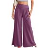 SEAUR Palazzo - Pantaloni lunghi da donna, per danza del ventre, pilates, yoga, gamba larga, pantaloni estivi, morbidi, per il tempo libero, taglie S-XXL