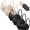 HBselect 5 PCS Reggiseno Allattamento con Estensione Reggiseno Bra Donna