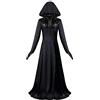 NUWIND Evil 8 Vampire Madam Lady Dimitrescu Figlie Bela Dimitrescu Vestito da Strega con Cappuccio Gotico Costume Cosplay Accessori Donna per Carnevale Halloween Festa in Maschera