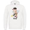 MAGLIERIA CONFORTI Felpa con Cappuccio di Tony Rapper cantante Taglie Ragazzi e Adulti Unisex