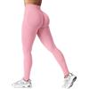 ZAAYO Leggings sportivi da donna a vita alta, senza cuciture, opachi, per sport, yoga, fitness, allenamento