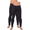 BestSale247 Confezione da 2 mutande termiche da uomo lunghe da sci, biancheria intima termica in cotone, XL