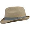 Black Jungle Peron Cappello di Paglia Estivo, da Spiaggia, per Il Tempo Libero, Colore Naturale, Naturale (59 cm)
