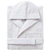 o-day Renato Balestra Accappatoio Uomo Spugna con Cappuccio Tasche e Cintura Morbido Accappatoio Donna Spugna in Cotone M-XXL (IT, Testo, XL, Regular, Regular, Bianco)