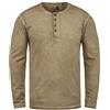 !Solid Timur Maglia Maglie A Maniche Lunghe da Uomo con Collo Grandad in Cotone 100%
