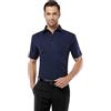 Vincenzo Boretti Camicia Uomo Eleganti, Taglio Aderente/Slim-Fit, Collo Classico, Manica Corta, in Tinta Unita - Non Stiro/Non-Iron