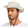 Bassdash Cappello Solare a Cesto con Protezione UV 50+ Leggero e Compattabile con Motivo Decorativo Ideale per Pesca Trekking, Safari Uomo e Donna Modello FH18
