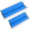 Leikurvo Set di spatole superficiali: spatola superficiale in 2 pezzi da 25 cm 40 cm, spatola con impugnatura ergonomica, lame per skimmer flessibili, strumenti da parete per cartongesso, blu