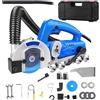 Generic Macchina elettrica per la pulizia delle fughe delle piastrelle, 1200 W, 9000 giri/min, con copertura protettiva trasparente e puleggia assistiva per una pulizia efficiente di fessure e fessure delle