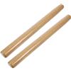 Lurrose 2 manici in legno per pala - Impugnatura di ricambio in legno da 38 cm - Per riparazioni di pale da scavo, vanghe da giardino e pale da neve
