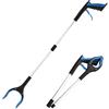 Generic Strumento per afferrare la spazzatura, pieghevole, pinza da 83 cm e strumento di raggiungimento, bastone resistente per anziani, raccoglitore, raccoglitore rifiuti