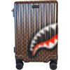SPRAYGROUND valigia trolley da viaggio blur 910CL238NSZ marrone nero