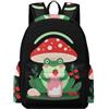 TPISLI Zaino Scolastico Frog Motif Bambine Classe 4 Borsa Scuola Small Animal Bambino 7 Anni Cartella Scolastica Primaria Backpack, Tempo Libero Outdoor Uso Quotidiano