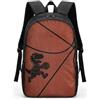 HUGS IDEA Cool 3D Animals Bookbag Dog Face Zaino Scuola Bambini, Basket Dino