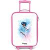 NoBoringSuitcases.com NoBoringSuitcases© Valigia Rosa Per Bambini Compatto Bagaglio Ultraleggero