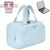 Vgpbphj Maison Ginza Cloud Carry Bag, 4 in 1 Puffy Multi-funzionale Toiletry Bag, Convely Wide Mouth Organizer Bag, Dry and Wet Separation, per accessori, essenziali, articoli da toeletta, tempo libero viaggi