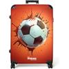 NoBoringSuitcases.com NoBoringSuitcases© Valigia Grande Bambini Trolley Da Stiva Viaggio Rigida | 77x51.5x28 cm - Leggera Ruote Valigie Neonato Bagaglio Suitcase Large XL Calcio - Esplosione - Dinamico