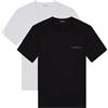 Emporio Armani T-Shirt Uomo 2 Pack Girocollo Stretch con Logo