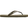 Emporio Armani Infradito in Gomma con Logo - Verde Militare