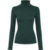 KIKISIX Maglia KIKISIX Collo Alto in Viscosa e Cashmere