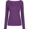 KIKISIX Maglia KIKISIX in Viscosa e Cashmere Viola
