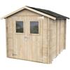 Alce Casetta in legno da giardino alce hobby in abete 198x248x215h cm