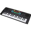 BONKZEBU Giocattolo con Tastiera Elettronica Musicale Multifunzionale a 37 Tasti, Ideale per Esercitarsi con i Talenti dei Bambini, Leggero e Portatile per Principianti, Struttura in Plastica