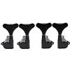 Musiclily Basic L2+R2 19:1 Set Meccaniche Basso Tuners Nero