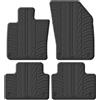 Gledring Tappetini in Gomma Compatibile con Volvo S60 & V60 II 2018- (Profilo T 4-Parti + Clip di Montaggio)