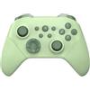 ShanWan Controller wireless Bluetooth, compatibile con Switch/Lite/OLED/Switch 2, Windows, PC, Android, iOS, Include ricevitore e cavo dati di tipo C（Verde）