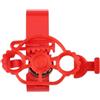 RiseNova 3D per mini volante per PS5, compatto per pla Racing Game Controller Handle (rosso)