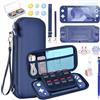 innoAura Custodia NS Switch Lite - innoAura Bundle Accessori NS Switch Lite 17 in 1 con Custodia per Switch Lite, Custodia per Giochi Switch, Protezione Dello Schermo Switch Lite, Supporto Switch(Blu)