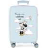 Disney Joumma Bags - Valigia per bambini realizzata in ABS, materiale rigido e leggero, ruote doppie, chiusura a combinazione laterale, motivo: Topolino Minnie e ro, Le cose stanno guardando
