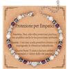 Aretas Bracciale ametista ematite quarzo rosa protezione empatici donna Ideale regalo per festa della mamma e anniversario adatto per mamma moglie e amica