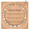 Aretas Bracciale pietra di luna labradorite avventurina verde nuovi inizi coraggio donna Ideale regalo laurea per festa della mamma e anniversario adatto per mamma moglie e amica
