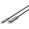 Digitus USB-C to HDMI AOC fibre optic adapter cable - 20m - HDMI 2.0 - Displaypo