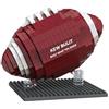 alltogetho Kit di blocchi 3D di football americano, trofeo con micro mini mattoncini memorabilia per lo sport, decorazione da scrivania per sala giochi, regalo di compleanno per uomini e fan del