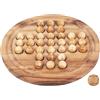 Engelhart - 350470 - Solitario in Legno - Rompicapo in Legno - 33 Sfere - Taglia L - 1 Giocatore - Dai 6 Anni in Su