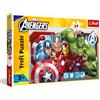 Trefl - Avengers, Always Fair - Maxi puzzle da 24 pezzi - 24 pezzi grandi, intrattenimento creativo, per bambini dai 3 anni in su