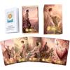 Generisch Oracle Cards Deck - Set di carte da 78 pezzi in stile tarocchi, colore rosa, per la lettura di orientamento, per la meditazione dei sogni d'amore, kit da gioco portatile con carta con finitura liscia