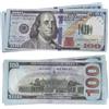 Huhaokejis 100 Pezzi Prop Money 100 $, Dollar Finti Dimensioni Reali, Soldi Finti, Dollaro, Falsi Soldi da Gioco, Copy Money per Film, Playset di Cash per Oggetti di Scena, Giochi da Casinò