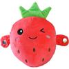 Generic Giocattolo di peluche musicale interattivo con piano e ritmo di frutta, peluche sensoriale con sensore di movimento per bambini, bambola educativa con suoni e melodie early learning