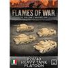 Flames of War Battlefront Miniatures Flames of War WW2: Italiano - Plotone di carri pesanti P26/40