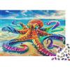 FBFNIOPZUYAw Polipo Colorato Puzzle 1000 Pezzi Spiaggia Gioco di Puzzle 1000 Pezzi Puzzle per Adulti Rilassante Decorazione Regalo 38x26cm/1000pcs